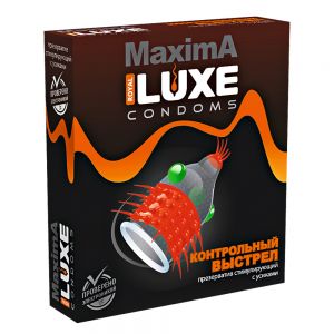 Maxima Luxe Контрольный Выстрел 1 шт. ― Секс Культура
