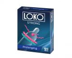 Локо STRONG презерватив с продлевающей смазкой 1 шт.