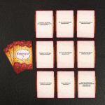 230386 Игра с карточками "Ахи вздохи" в книге-шкатулке (фанты, плетка, 2 кубика)