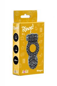 0114-72 Эрекционное кольцо Rings Ringer black ― Секс Культура