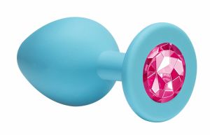 4011-06Lola Анальная пробка Emotions Cutie Small Turquoise pink crystal 4011-06Lola ― Секс Культура