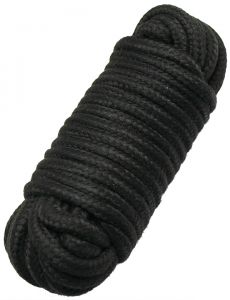 3379 Веревка черная для бондажа 10 м ― Секс Культура