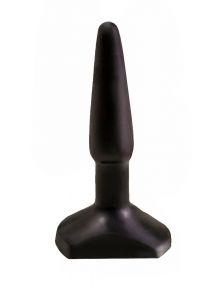 42270 Плаг анальный черный  10 см х 1,5 см ― Секс Культура