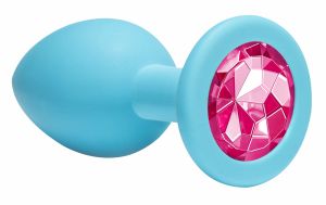 4012-03Lola Анальная пробка Emotions Cutie Medium Turquoise pink crystal 4012-03Lola ― Секс Культура
