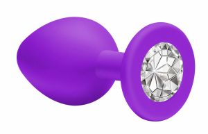 4011-04Lola Анальная пробка Emotions Cutie Small Purple clear crystal 4011-04Lola ― Секс Культура